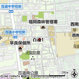 社会大成会　百道寮周辺の地図