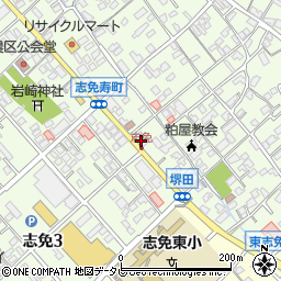 福岡銀行志免支店 ＡＴＭ周辺の地図