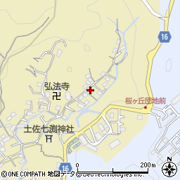 高知県高知市北秦泉寺763-3周辺の地図