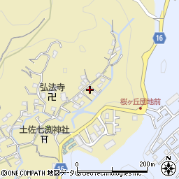 高知県高知市北秦泉寺762-4周辺の地図