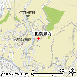 高知県高知市北秦泉寺164周辺の地図