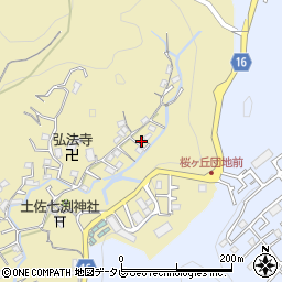 高知県高知市北秦泉寺762-1周辺の地図