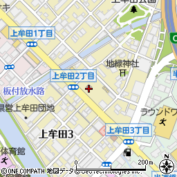 福岡上牟田郵便局 ＡＴＭ周辺の地図