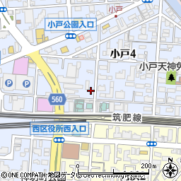 極真会館　手塚グループ福岡西部周辺の地図