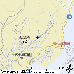 高知県高知市北秦泉寺741周辺の地図