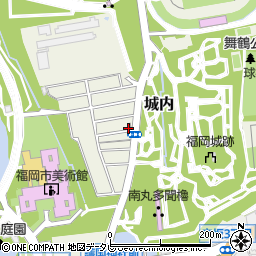 城内町民館周辺の地図