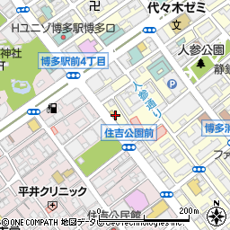 あなぶきパーク博多駅前５２３駐車場周辺の地図