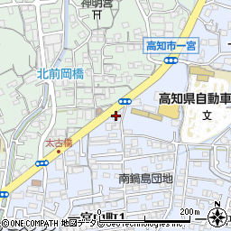 高知銀行一宮支店周辺の地図