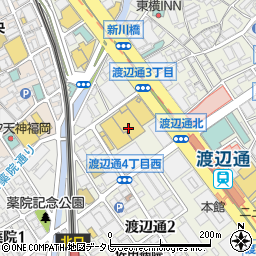 ＢｉＶｉ福岡周辺の地図