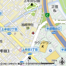 ダイワロイヤルホテルズ福岡支店周辺の地図