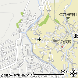 高知県高知市北秦泉寺234-2周辺の地図