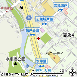 出光リテール販売株式会社　九州カンパニープリテール城戸給油所周辺の地図