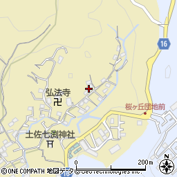 高知県高知市北秦泉寺742-3周辺の地図