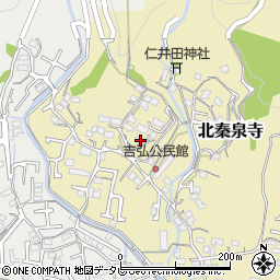 高知県高知市北秦泉寺272周辺の地図