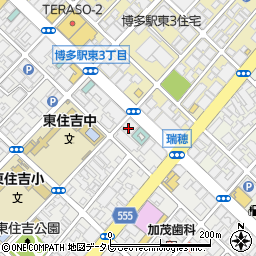 福岡県信用保証協会　営業部・保証１課お客様相談窓口周辺の地図