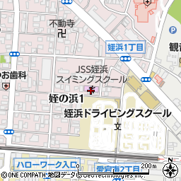 ＪＳＳ姪浜スイミングスクール周辺の地図