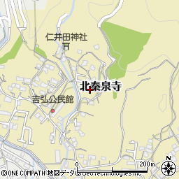 高知県高知市北秦泉寺328-1周辺の地図
