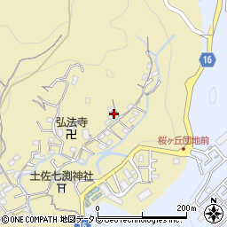高知県高知市北秦泉寺742-1周辺の地図