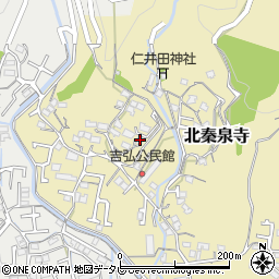 高知県高知市北秦泉寺303周辺の地図