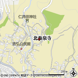高知県高知市北秦泉寺162-4周辺の地図