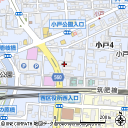 姪浜タクシー周辺の地図