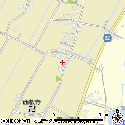 福岡県豊前市大西395周辺の地図