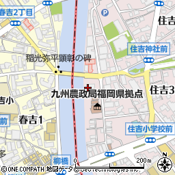 セブンイレブン博多住吉橋店周辺の地図