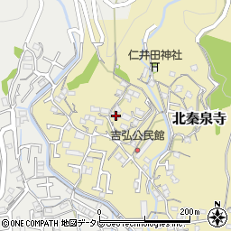高知県高知市北秦泉寺269周辺の地図