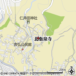 高知県高知市北秦泉寺329-3周辺の地図