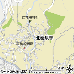 高知県高知市北秦泉寺329-13周辺の地図
