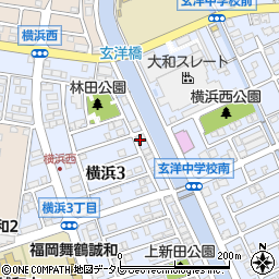 江夏ピアノ教室周辺の地図