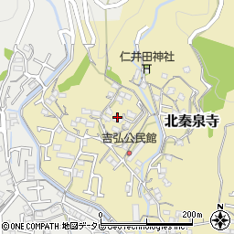 高知県高知市北秦泉寺302-1周辺の地図