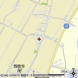 福岡県豊前市大西393周辺の地図