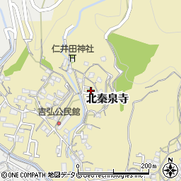 高知県高知市北秦泉寺329周辺の地図
