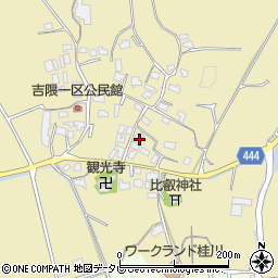 福岡県嘉穂郡桂川町吉隈694-1周辺の地図