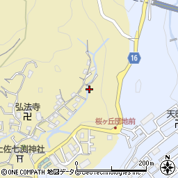 高知県高知市北秦泉寺664周辺の地図