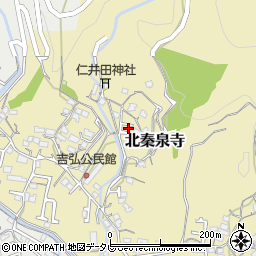 高知県高知市北秦泉寺329-6周辺の地図