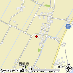 福岡県豊前市大西389周辺の地図