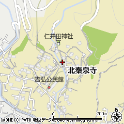 高知県高知市北秦泉寺326-6周辺の地図