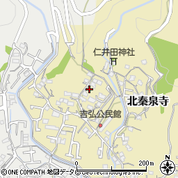 高知県高知市北秦泉寺307-3周辺の地図
