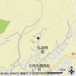 高知県高知市北秦泉寺680-14周辺の地図