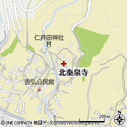 高知県高知市北秦泉寺333-5周辺の地図