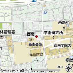 福岡高等裁判所西新宿舎周辺の地図