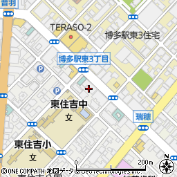 学研教室　九州支社周辺の地図