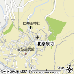 高知県高知市北秦泉寺334-3周辺の地図
