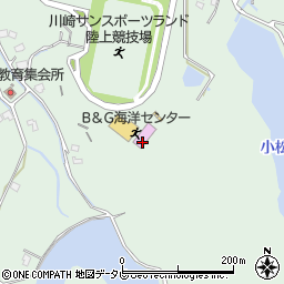 川崎町Ｂ＆Ｇ海洋センター周辺の地図