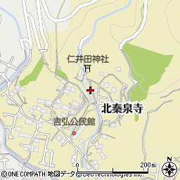 高知県高知市北秦泉寺326-5周辺の地図