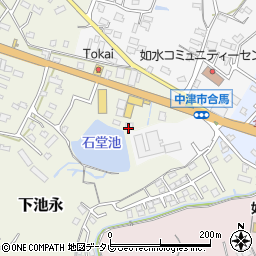 大分県中津市合馬1周辺の地図