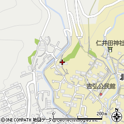 高知県高知市北秦泉寺316-17周辺の地図