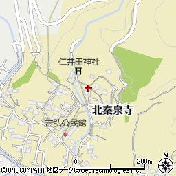 高知県高知市北秦泉寺325-2周辺の地図